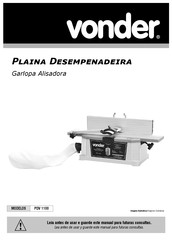 vonder PDV 1100 Manual De Instrucciones