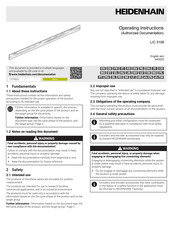 HEIDENHAIN LIC 3109 Manual De Instrucciones