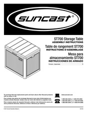 Suncast ST700 Instrucciones De Armado