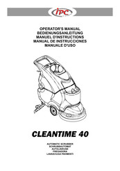 IP Cleaning IPC CLEANTIME 40 Manual De Instrucciones