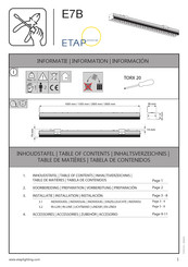 ETAP Lighting E7B Manual De Instrucciones