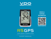 VDO Cyclecomputing R5 GPS Manual