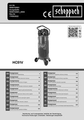 Scheppach HC51V Traduccion Del Manual De Instrucciones Originale