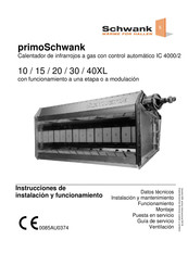 Schwank primoSchwank 30 Instrucciones De Instalación Y Funcionamiento