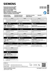 Siemens 3UF1900-1KA00 Instructivo