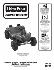 Fisher-Price POWER WHEELS CBC58 Manual Del Usuario