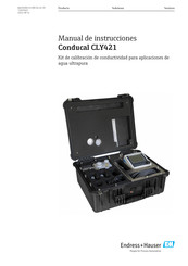 Endress+Hauser Conducal CLY421 Manual De Instrucciones