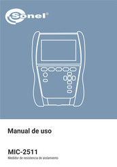 Sonel MIC-2511 Manual Del Uso