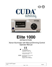 Cuda surgical Elite 1000 Manual De Usuario