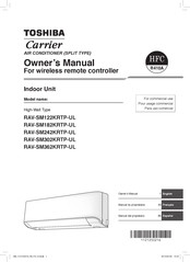 Toshiba Carrier RAV-SM362KRTP-UL Manual Del Propietário