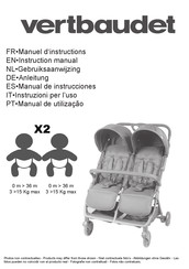 VERTBAUDET X2 Manual De Instrucciones