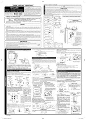 Hitachi RAI-35QPB Manual De La Instalación