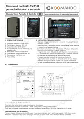 KOOMANDO TM1502 Manual Del Usuario