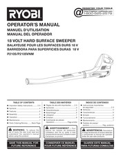 Ryobi P2105VNM Manual Del Operador