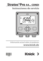 Knick Stratos Pro A4 CONDI Serie Instrucciones De Servicio