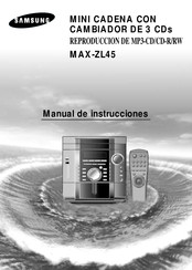 Samsung MAX-ZL45 Manual De Instrucciones