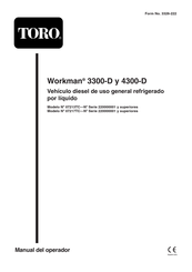 Toro Workman 3300-D Manual Del Operador