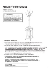 Cheyenne Products BH37-021-099-02 Instrucciones De Montaje