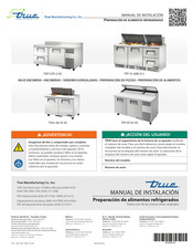 True TWT-67D-2-HC Manual De Instalación