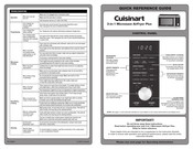 Cuisinart AirFryer Plus AMW-90 Guía De Referencia Rápida