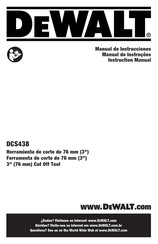 Dewalt DCS438 Manual De Instrucciones