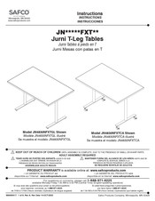 Safco Jurni JN6024NFXTCADSWT Instrucciones