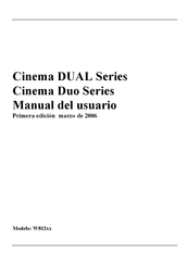 Gateway Cinema Duo W812 Serie Manual Del Usuario