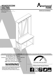 Ameriwood HOME 4516213COM Instrucciones De Montaje