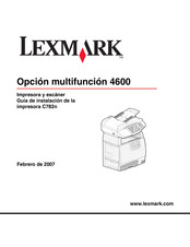 Lexmark 4600 C782n Guia De Instalacion