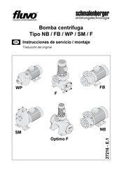 FLUVO schmalenberger F Instrucciones De Servicio/Instrucciones De Montaje