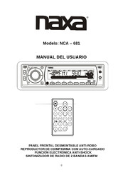 Naxa NCA - 681 Manual Del Usuario