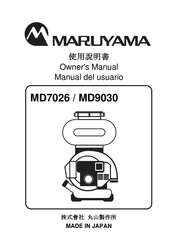 Maruyama MD9030 Manual Del Usuario