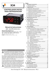 ASCON TECNOLOGIC ISTR M X34 S 05 Manual De Instrucciones