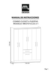 M Design MB3701CC23-2-1 Manual De Instrucciones