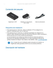 Ubiquiti ER-X-SFP Guia De Inicio Rapido