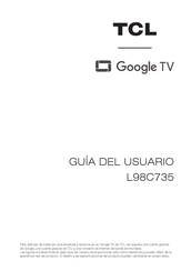 TCL L98C735 Guia Del Usuario