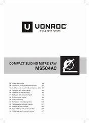 VONROC MS504AC Traducción Del Manual Original