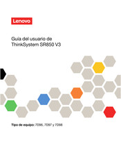 Lenovo ThinkSystem SR850 V3 Guia Del Usuario