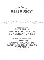 BLUE SKY BUTTERFLY OFBUTTERFLY4PC Manual Del Propietário