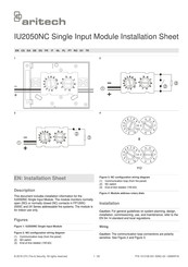 Aritech IU2050NC Hoja De Instalación
