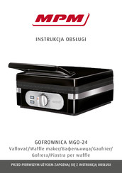 MPM GOFROWNICA MGO-24 Instrucciones De Funcionamiento