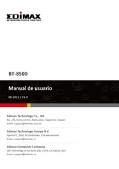 Edimax BT-8500 Manual De Usuario