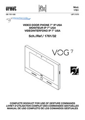 Urmet VOG 7 1761/32 Manual De Instrucciones