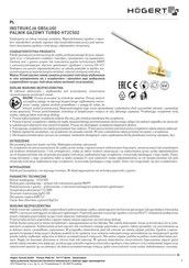 HOGERT HT2C502 Instrucciones De Uso