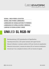 LED2WORK UNILED SL RGB-W Manual De Instrucciones