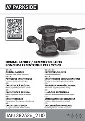 Parkside PEXS 270 C3 Traduccion Del Manual De Instrucciones Originale
