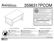 Ameriwood INDUSTRIES 3596317PCOM Instrucciones De Montaje