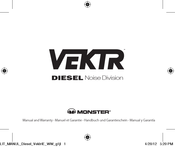 Monster VEKTR Manual De Instrucciones