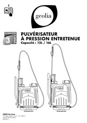 geolia 3351840811026 Manual De Instrucciones
