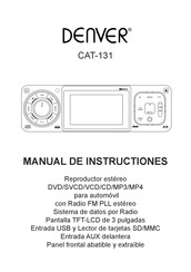 Denver CAT-131 Manual De Instrucciones